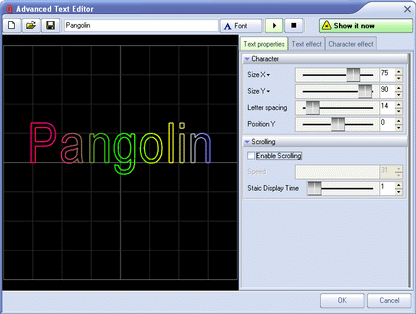 Pangolin FB3QS with Quickshow - USB to ILDA DB25 interface