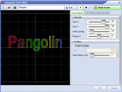 Pangolin FB4 DMX with QuickShow